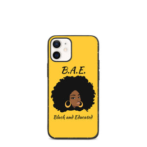 B.A.E Black And Educated Biodegradable iphone case