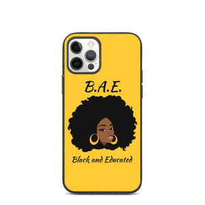 B.A.E Black And Educated Biodegradable iphone case