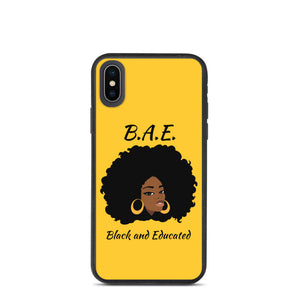 B.A.E Black And Educated Biodegradable iphone case