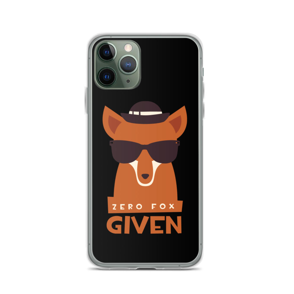 Zero Fox Given iPhone Case