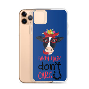 Farm Hair Don't Care iPhone Case