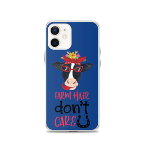 Farm Hair Don't Care iPhone Case