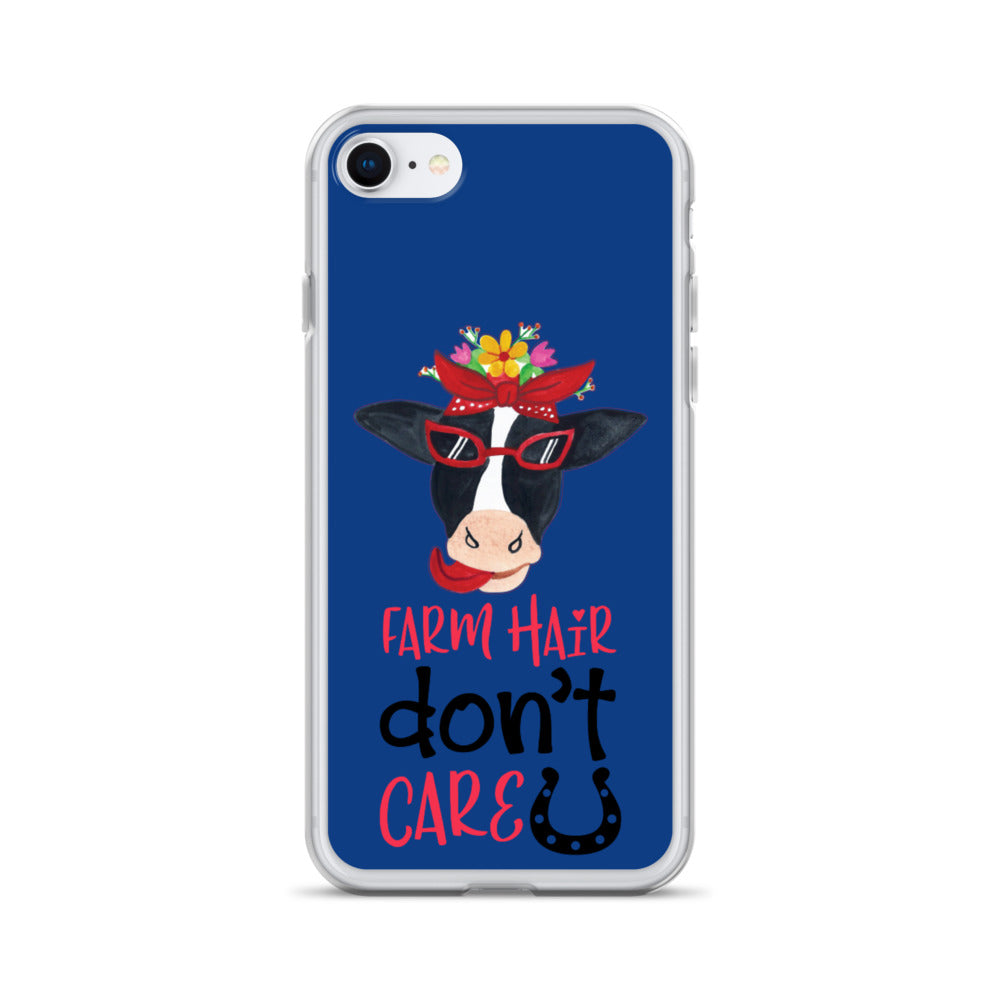 Farm Hair Don't Care iPhone Case