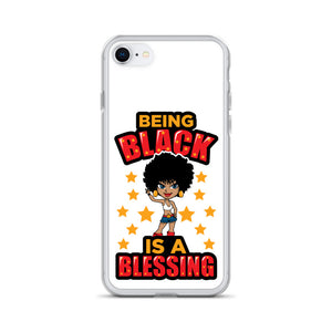 Being Black Is A Blessing iPhone Case