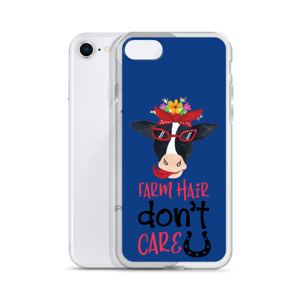 Farm Hair Don't Care iPhone Case