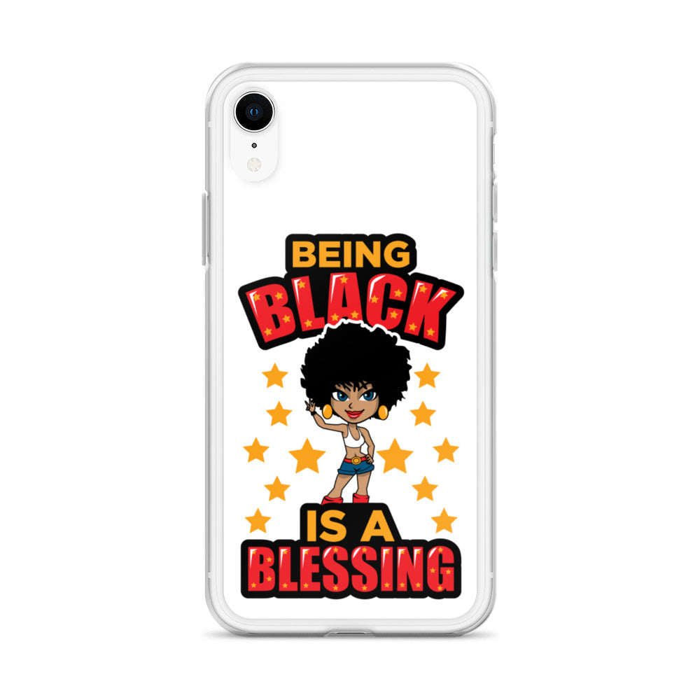 Being Black Is A Blessing iPhone Case