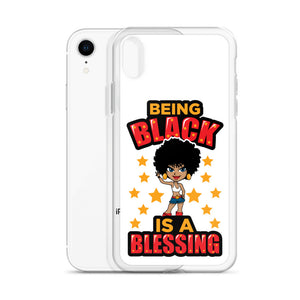 Being Black Is A Blessing iPhone Case