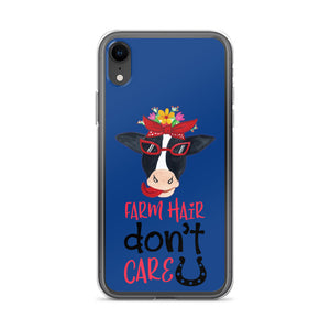 Farm Hair Don't Care iPhone Case