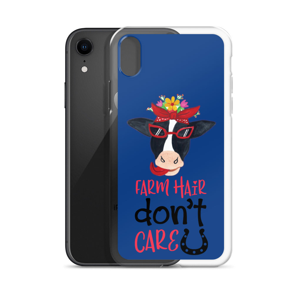 Farm Hair Don't Care iPhone Case