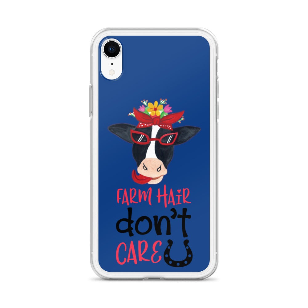 Farm Hair Don't Care iPhone Case