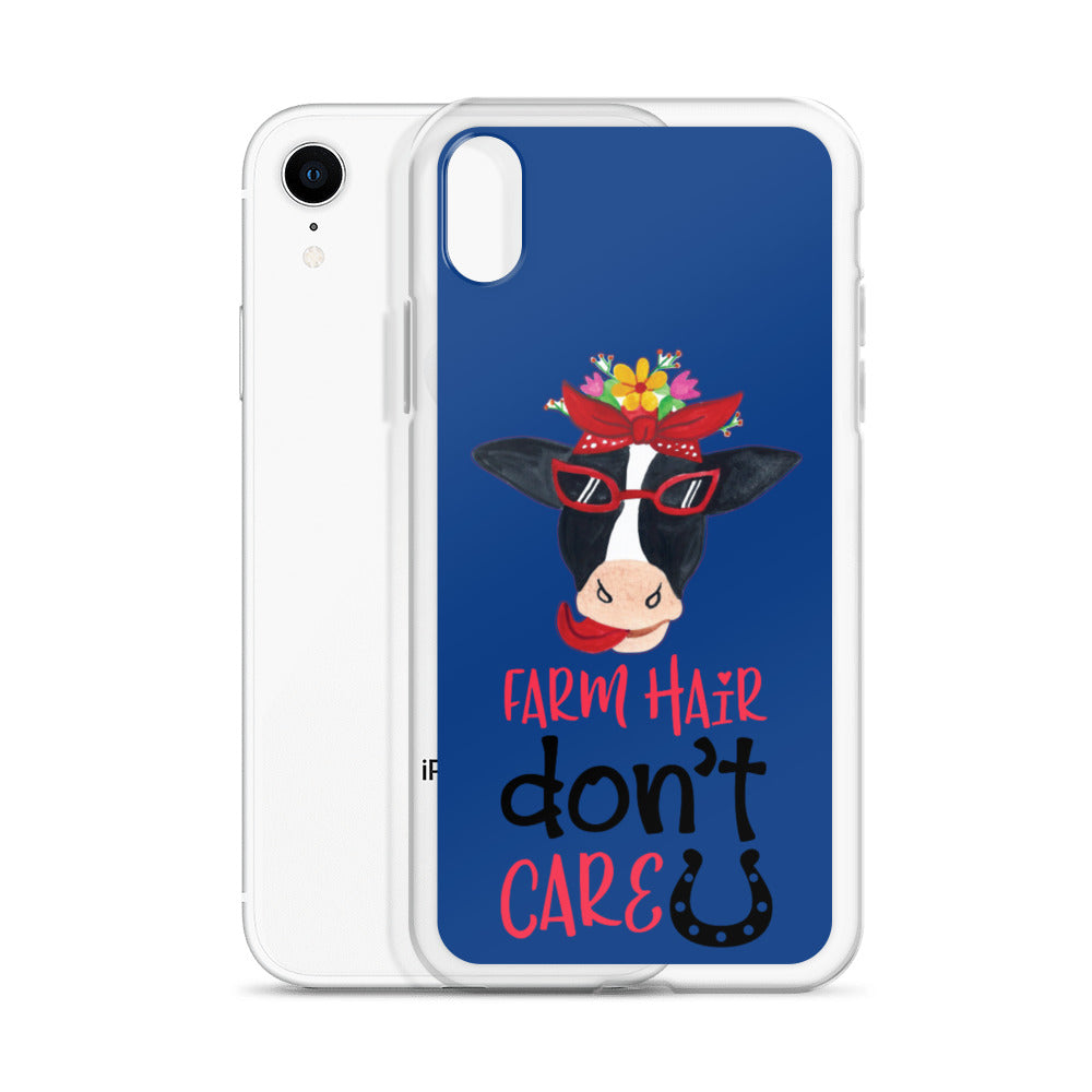 Farm Hair Don't Care iPhone Case