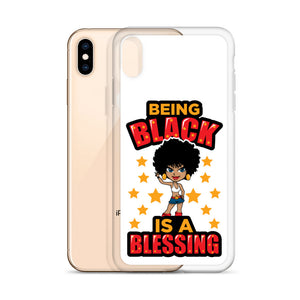 Being Black Is A Blessing iPhone Case