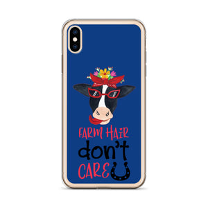 Farm Hair Don't Care iPhone Case