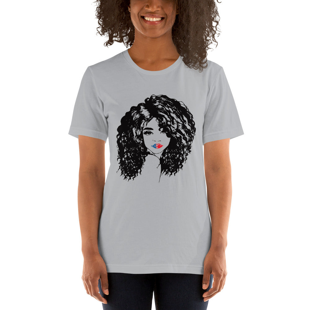 All American Girl (African American)  Ladies T-shirt