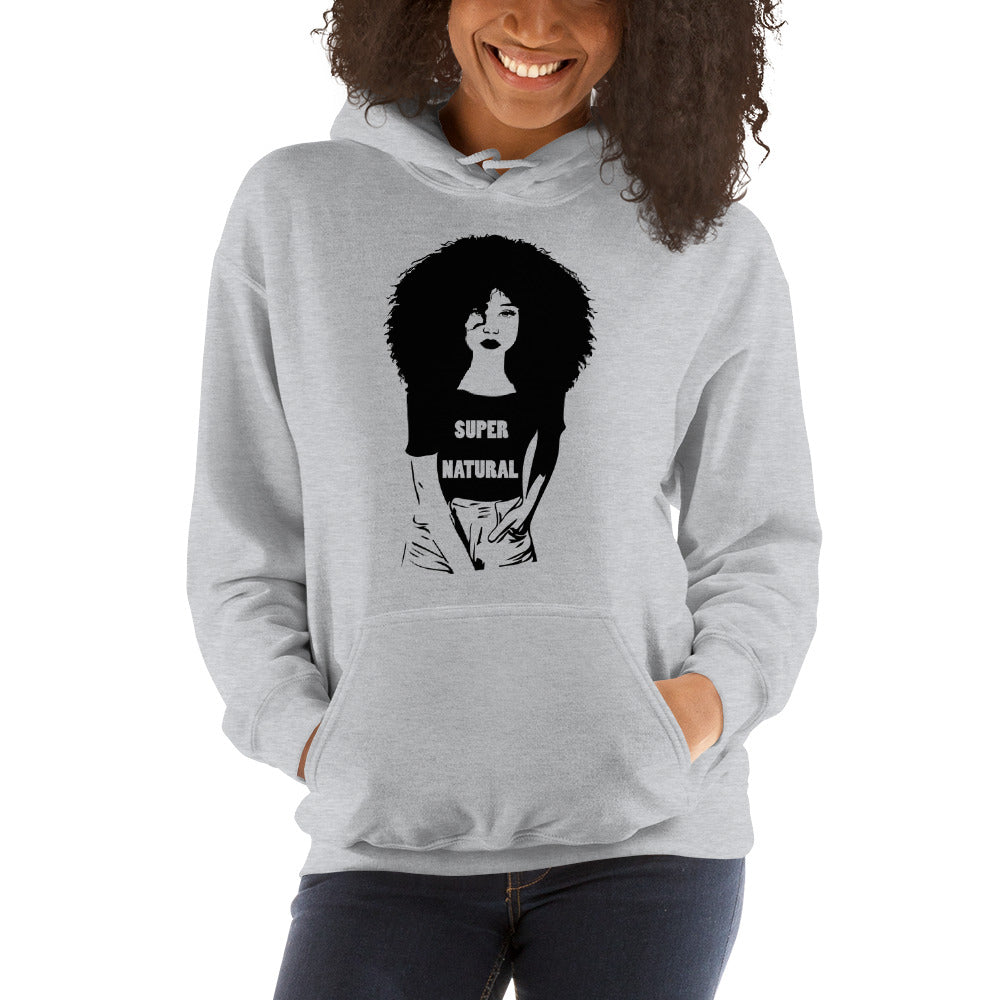 Super Natural Woman Hooded Sweatshirt