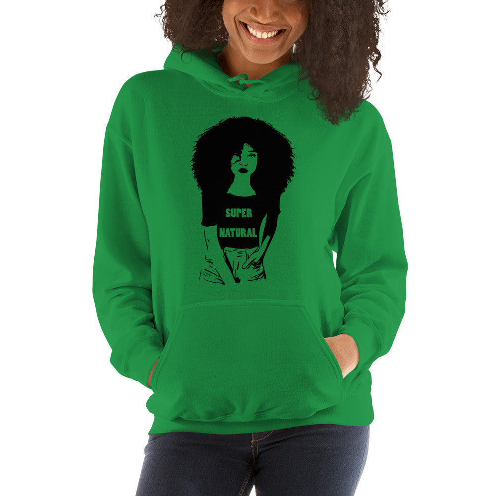 Super Natural Woman Hooded Sweatshirt