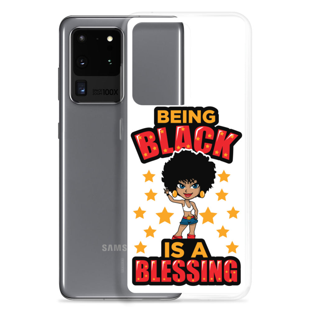 Being Black Is A Blessing Samsung Case